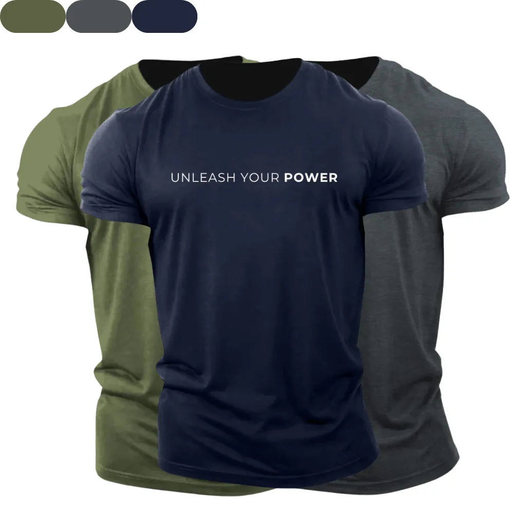 3 Pack Unleash Your Power Tees