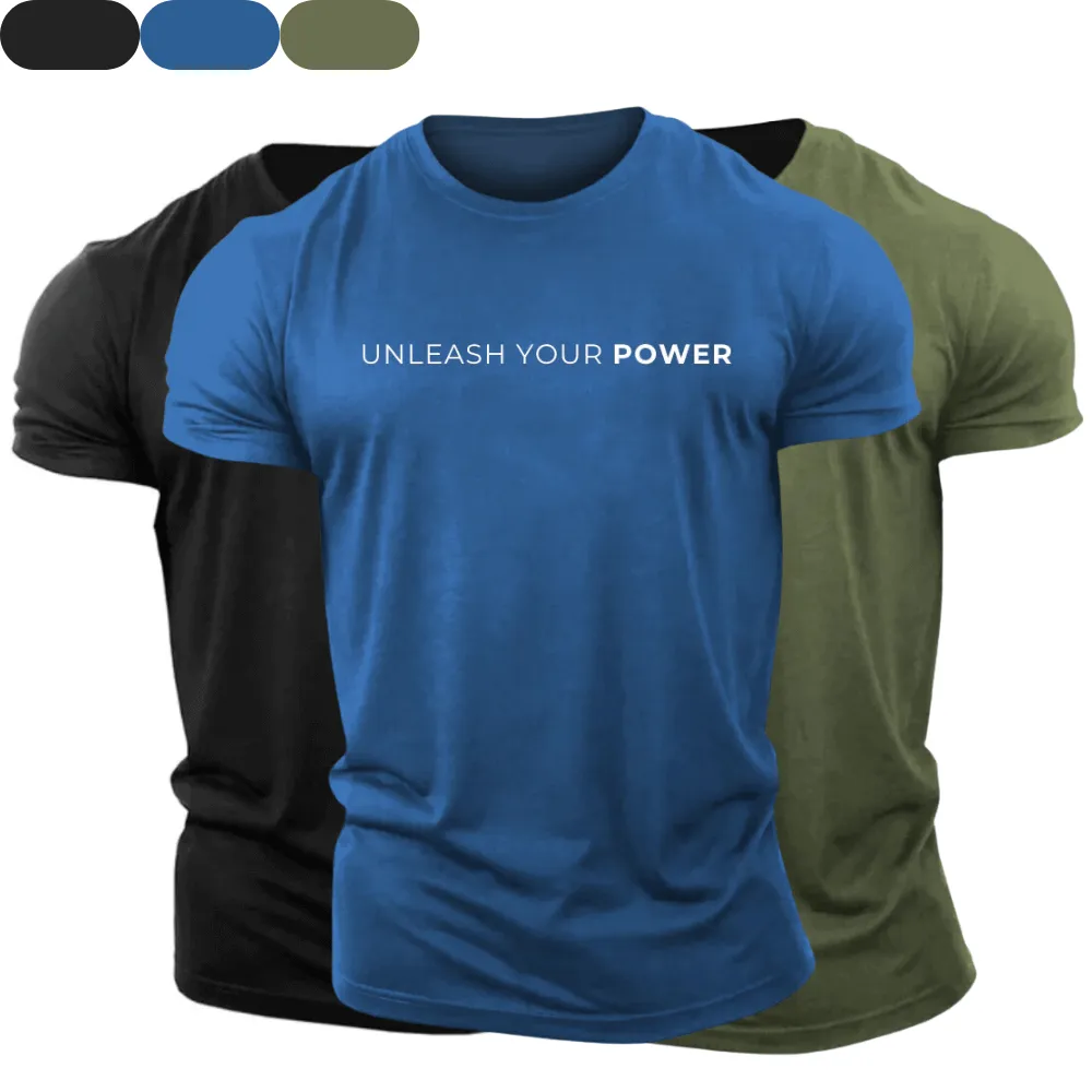 3 Pack Unleash Your Power Tees