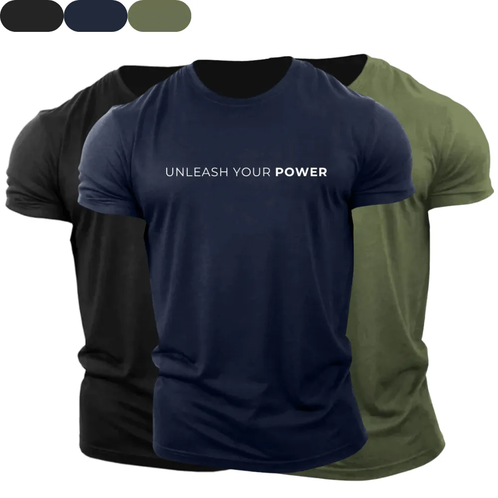 3 Pack Unleash Your Power Tees
