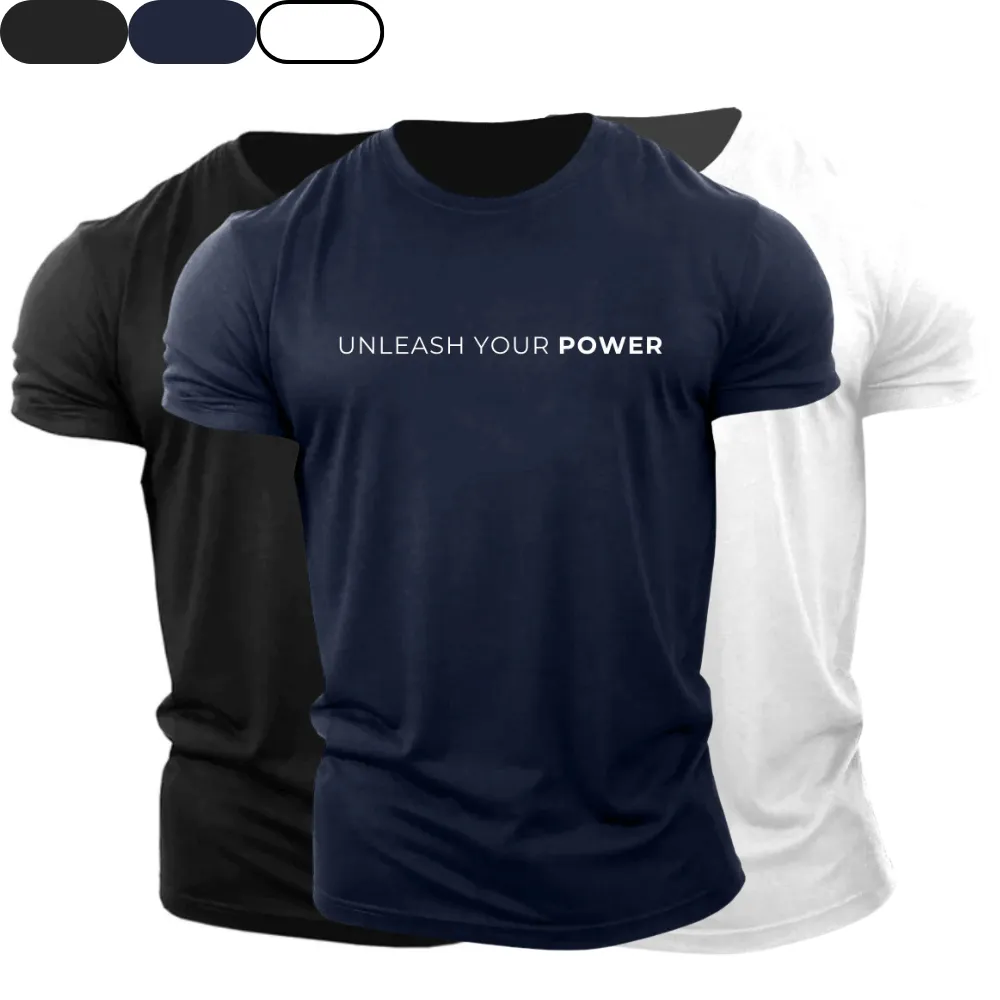 3 Pack Unleash Your Power Tees