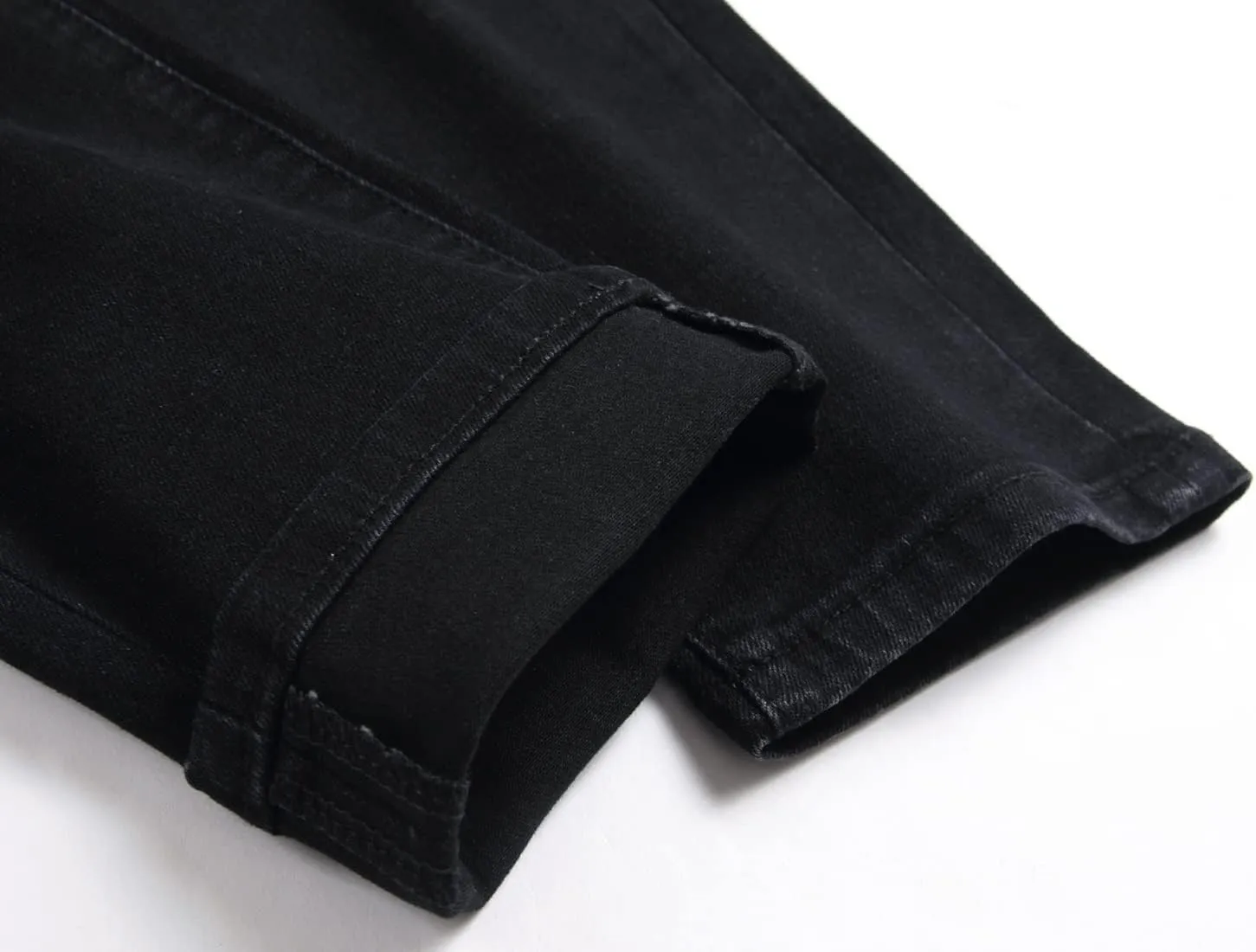 AITITIA Men's Ripped Regular Fit Stretch Jeans