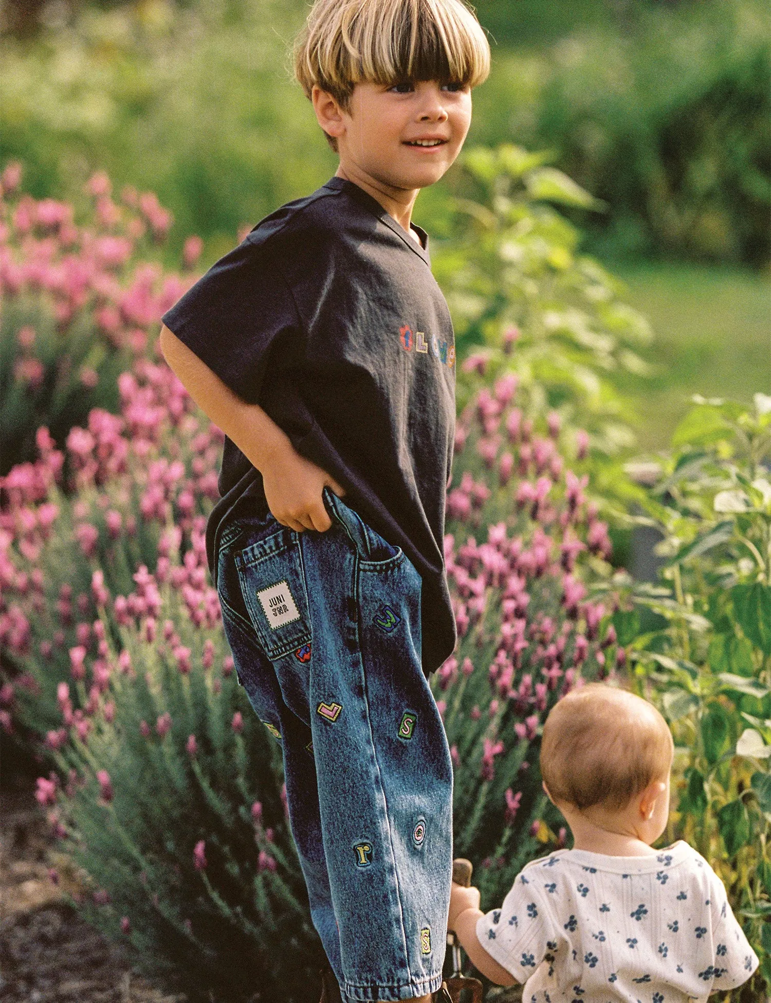 Alphabet Denim Jeans