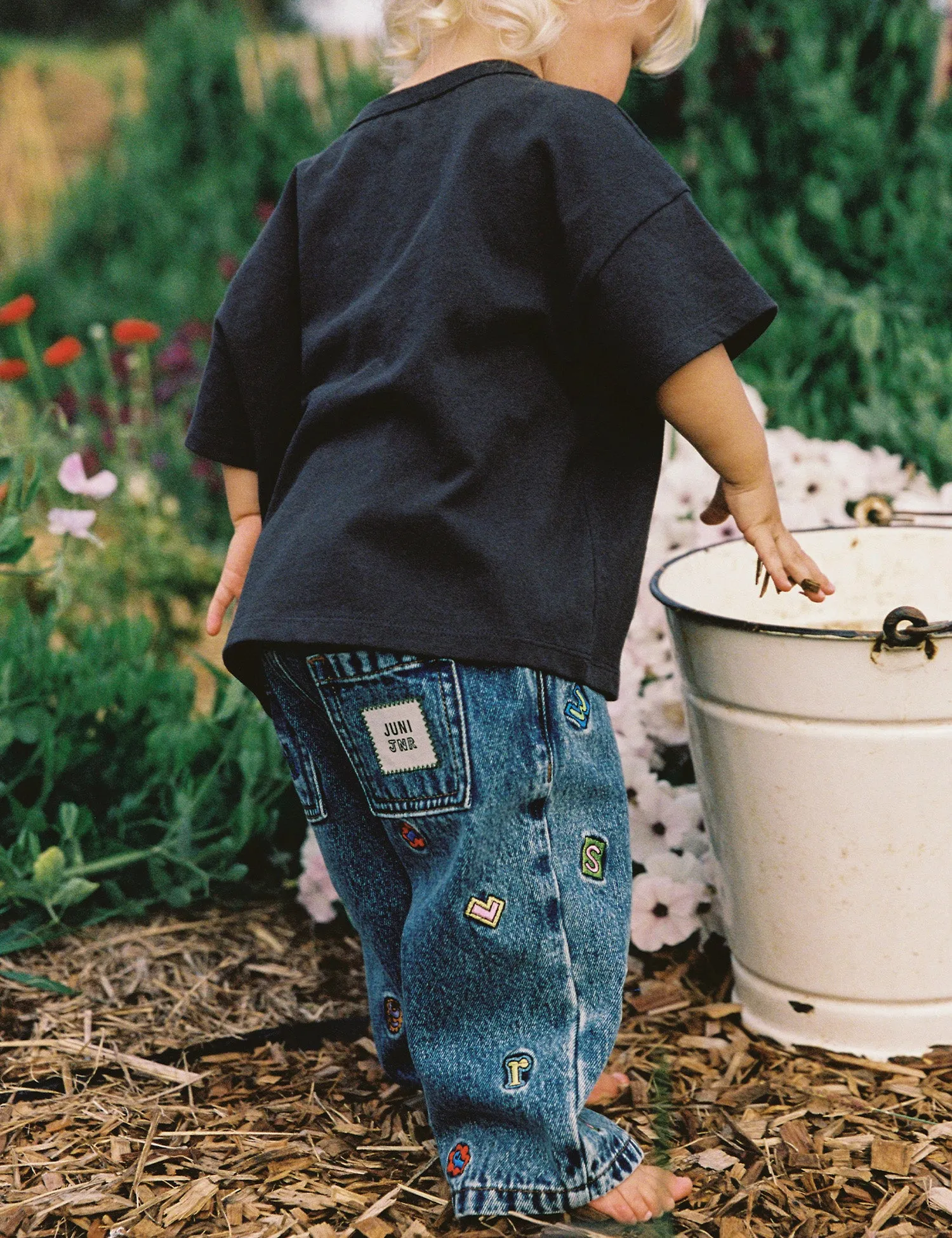Alphabet Denim Jeans