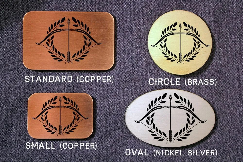 Archer -ARCHERY BOW & ARROW- Belt Buckle