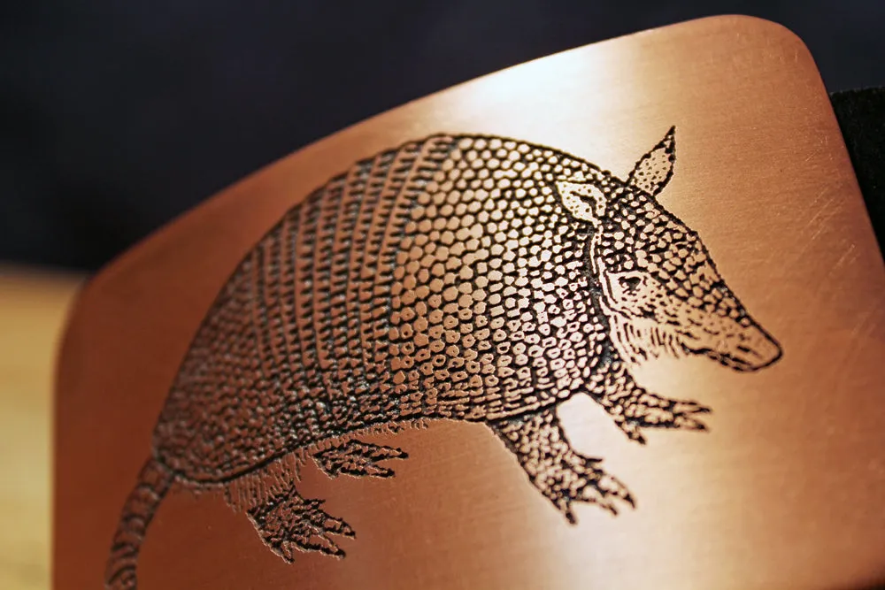 Armadillo TEXAS Belt Buckle