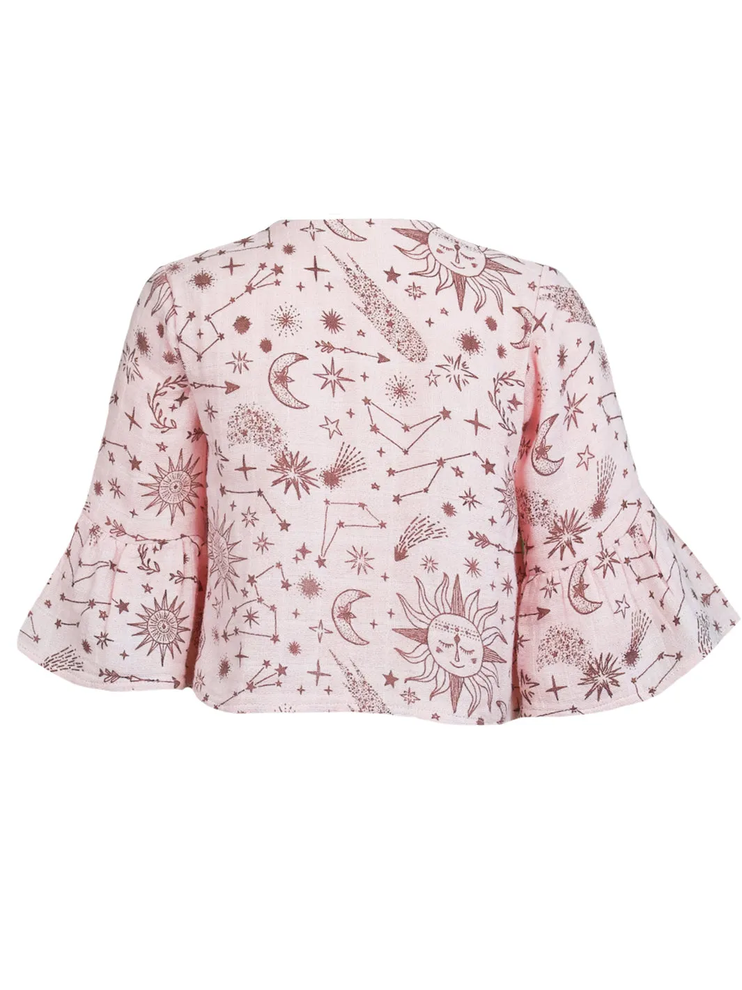 Arya Printed Top - Peony Constellation