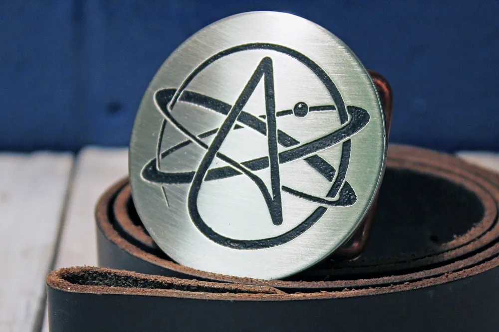 Athiest Logo Belt Buckle