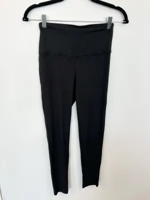 Black Buttery Soft Wide Waistband Leggings