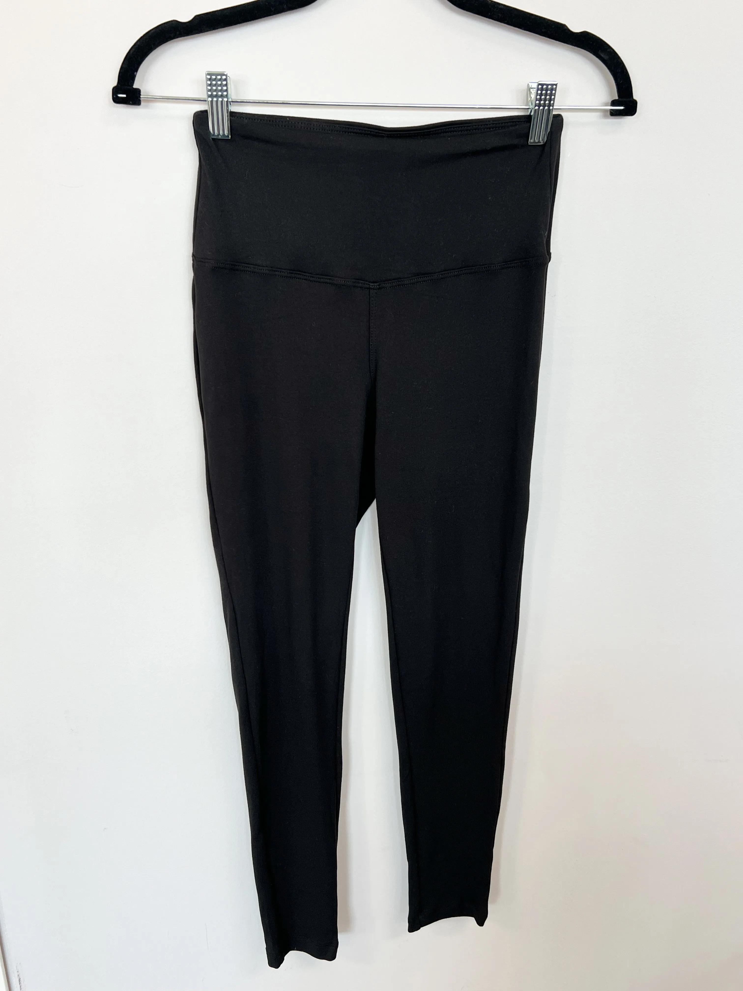 Black Buttery Soft Wide Waistband Leggings
