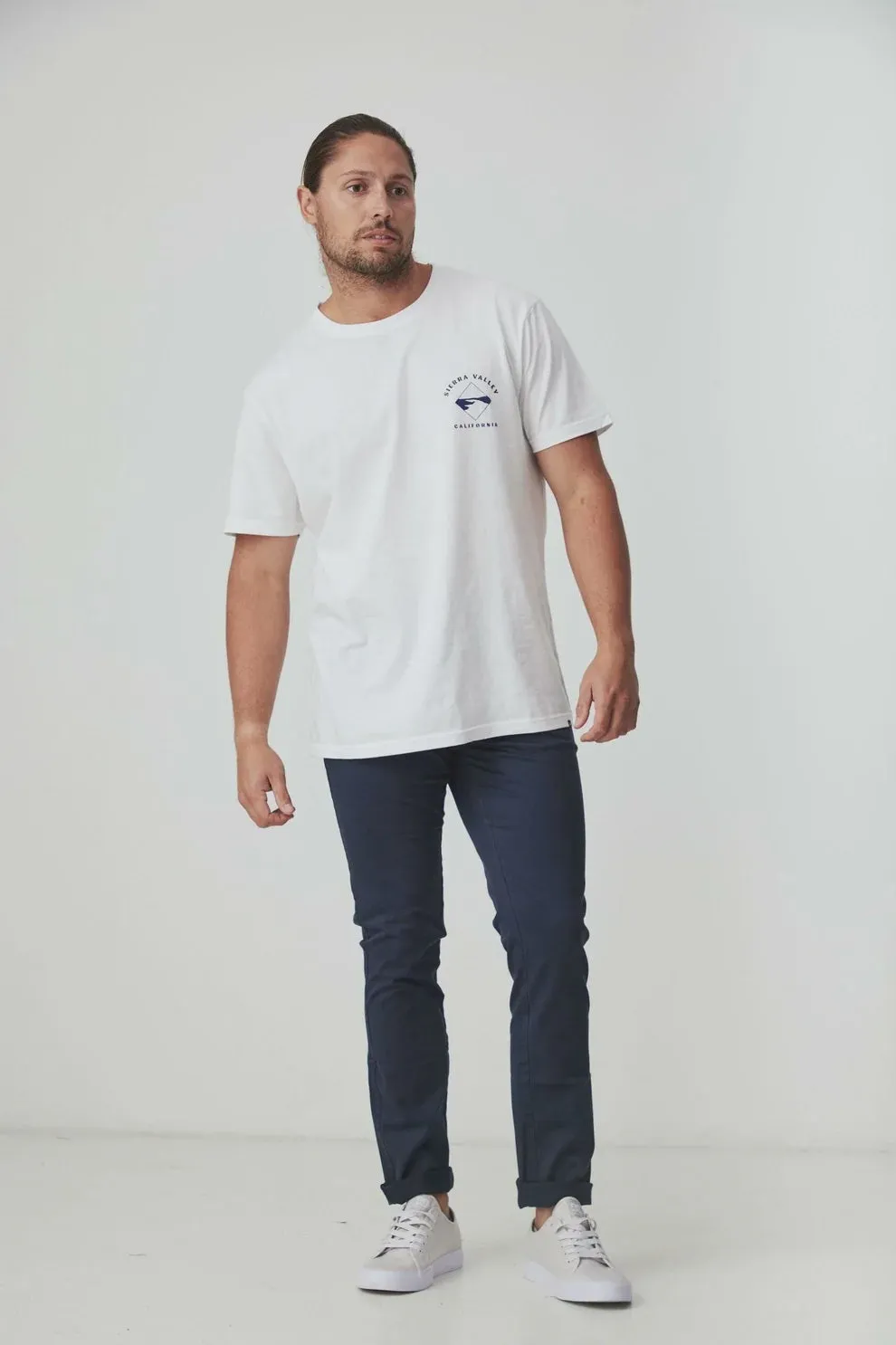 BLKWD Clay Navy Slim Chino Pant