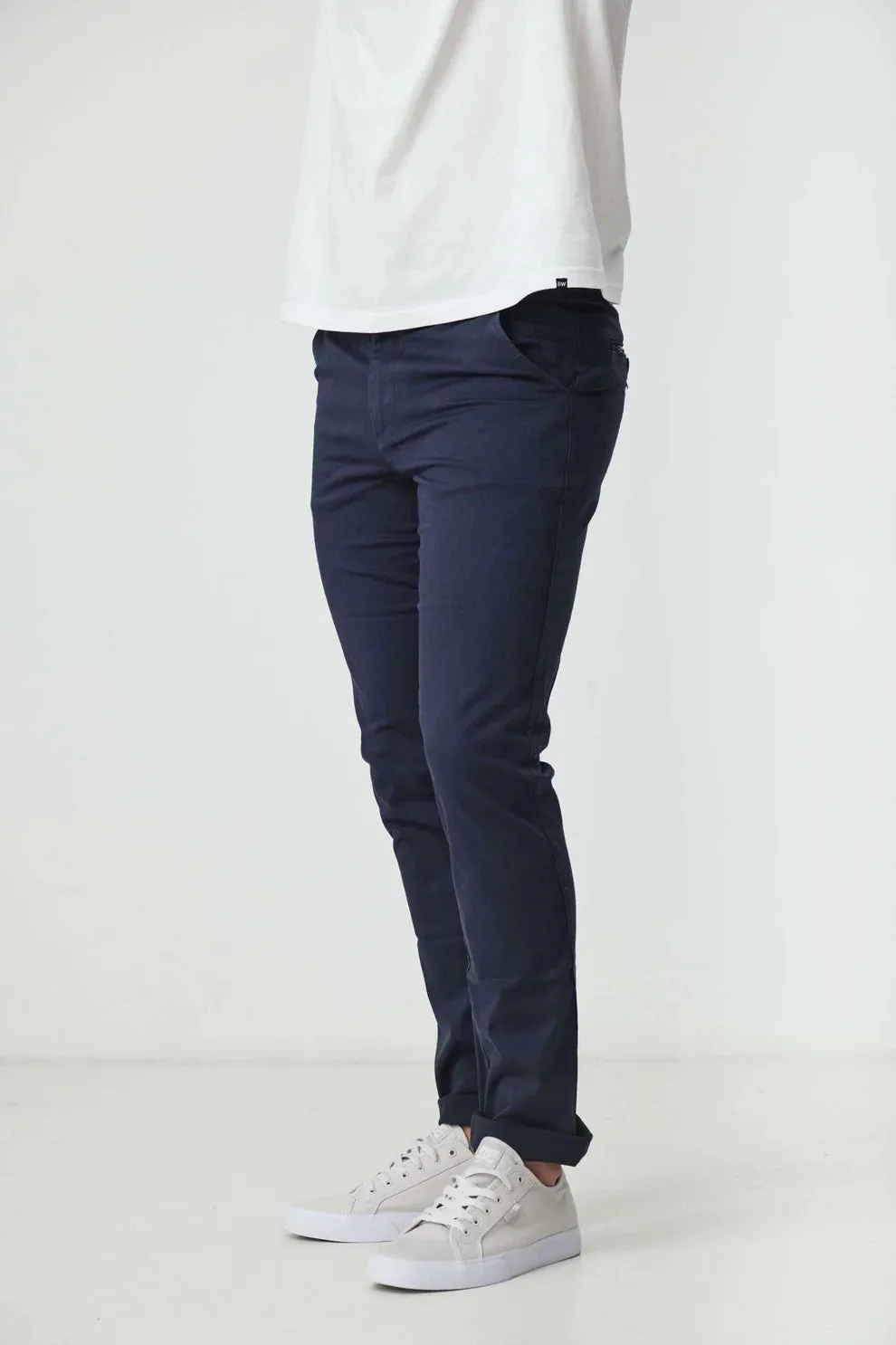 BLKWD Clay Navy Slim Chino Pant