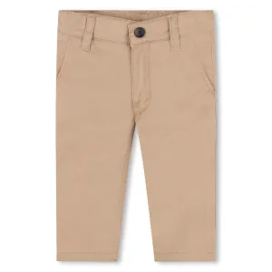 BOSS KIDSWEAR Infant Beige Twill Trousers