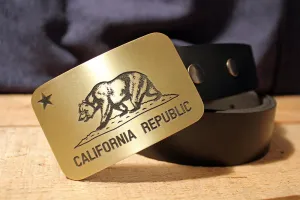 California State Flag Belt Buckle