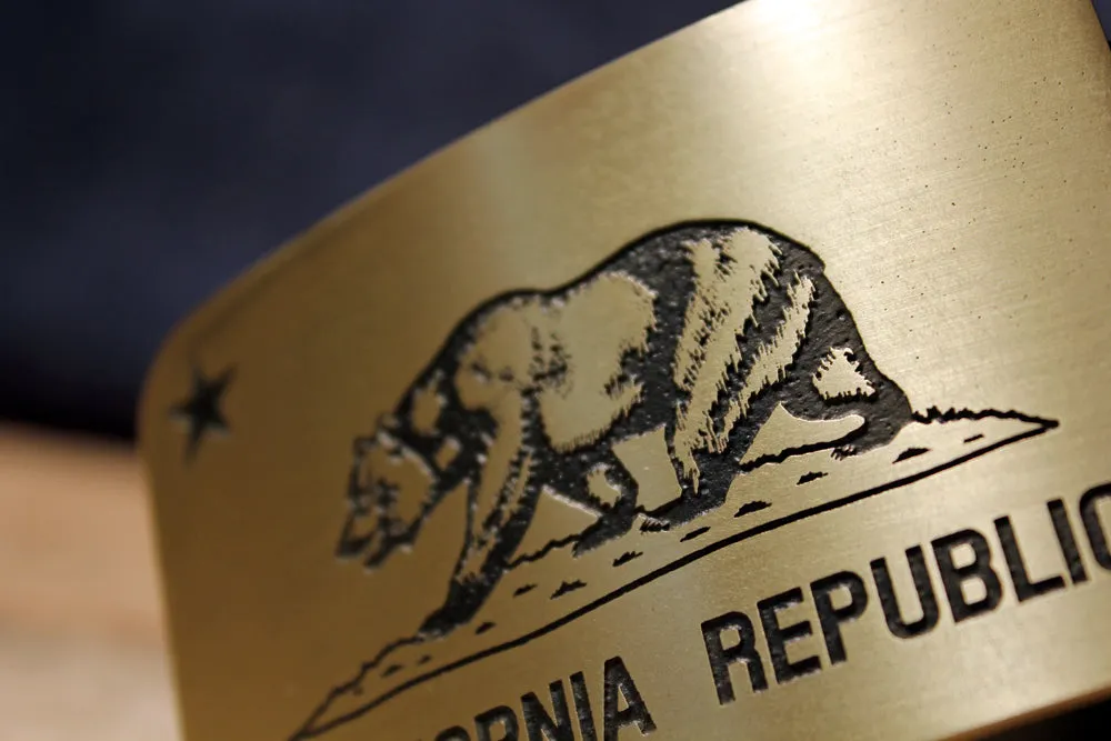 California State Flag Belt Buckle