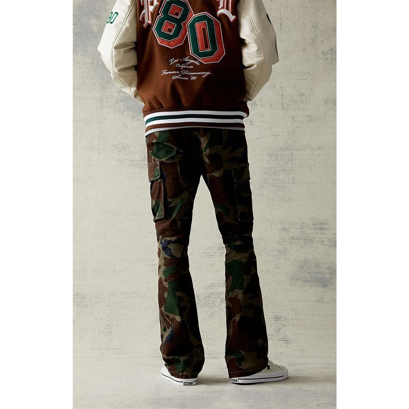 Camo Cargo Slim Trousers