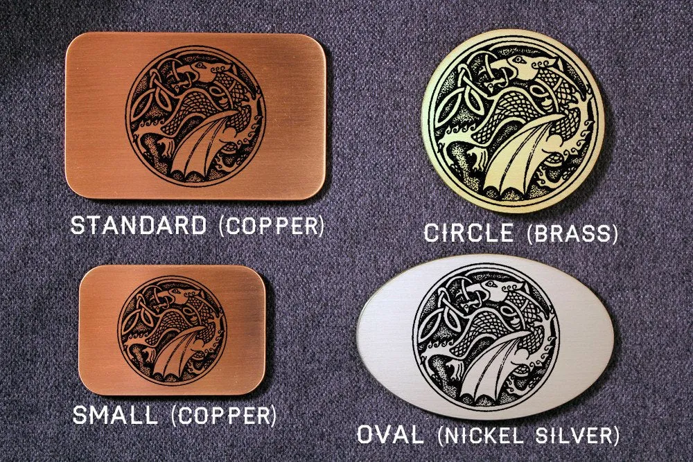 Celtic Dragon Belt Buckle