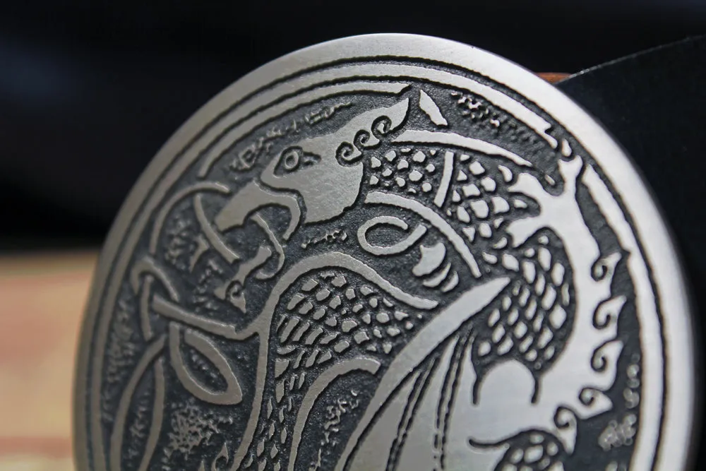 Celtic Dragon Belt Buckle