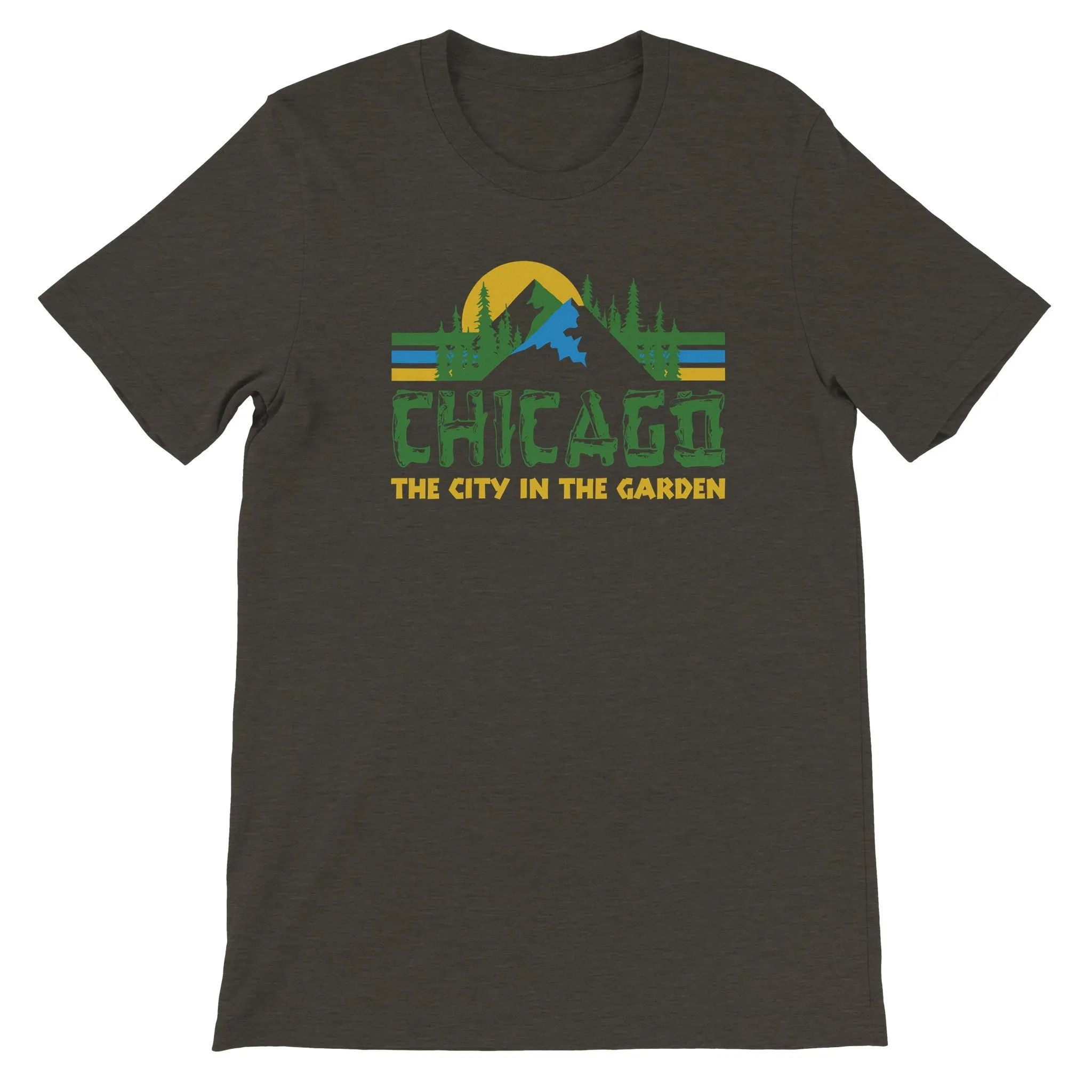 Chicago "The City in the Garden"  -  Premium Unisex Crewneck T-shirt