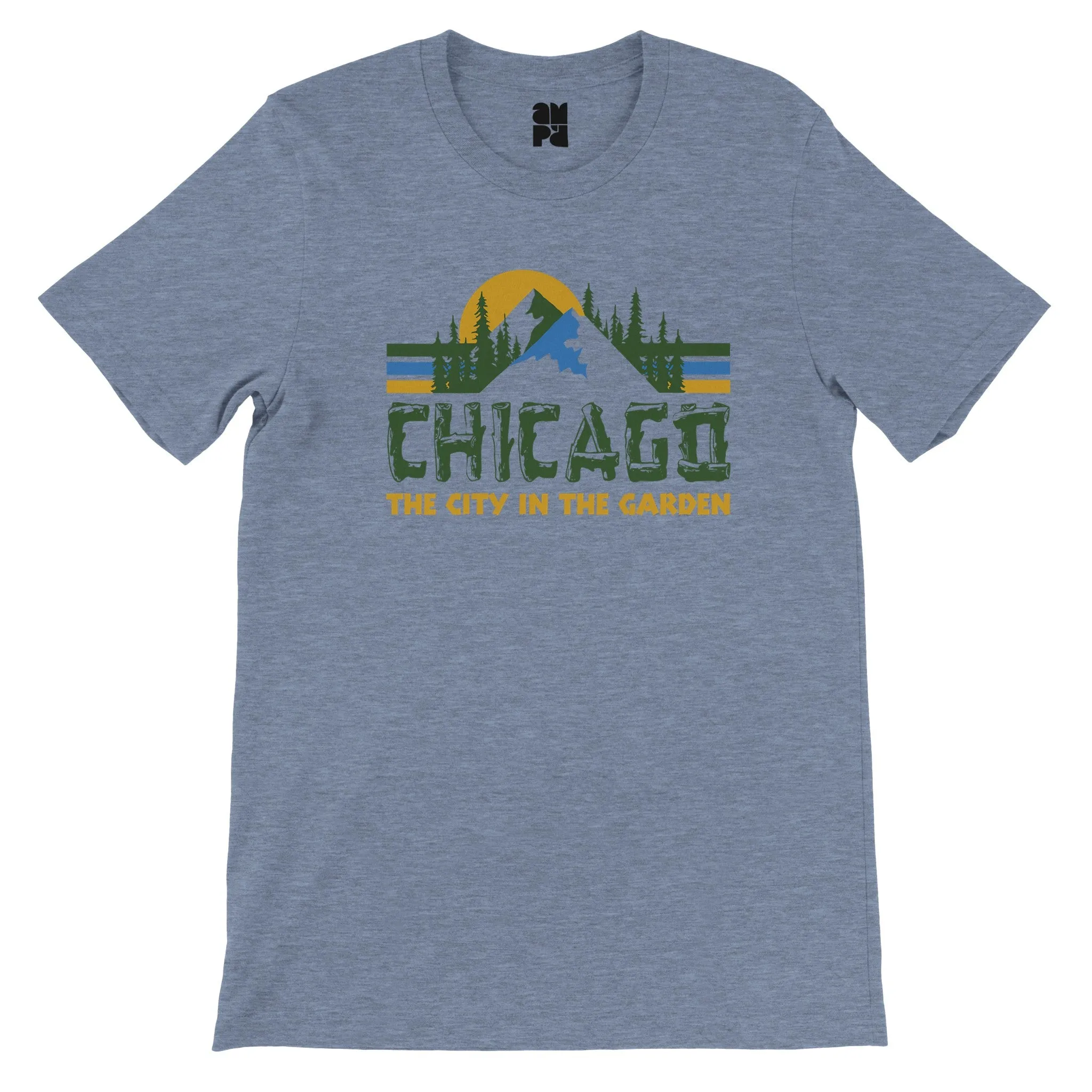 Chicago "The City in the Garden"  -  Premium Unisex Crewneck T-shirt