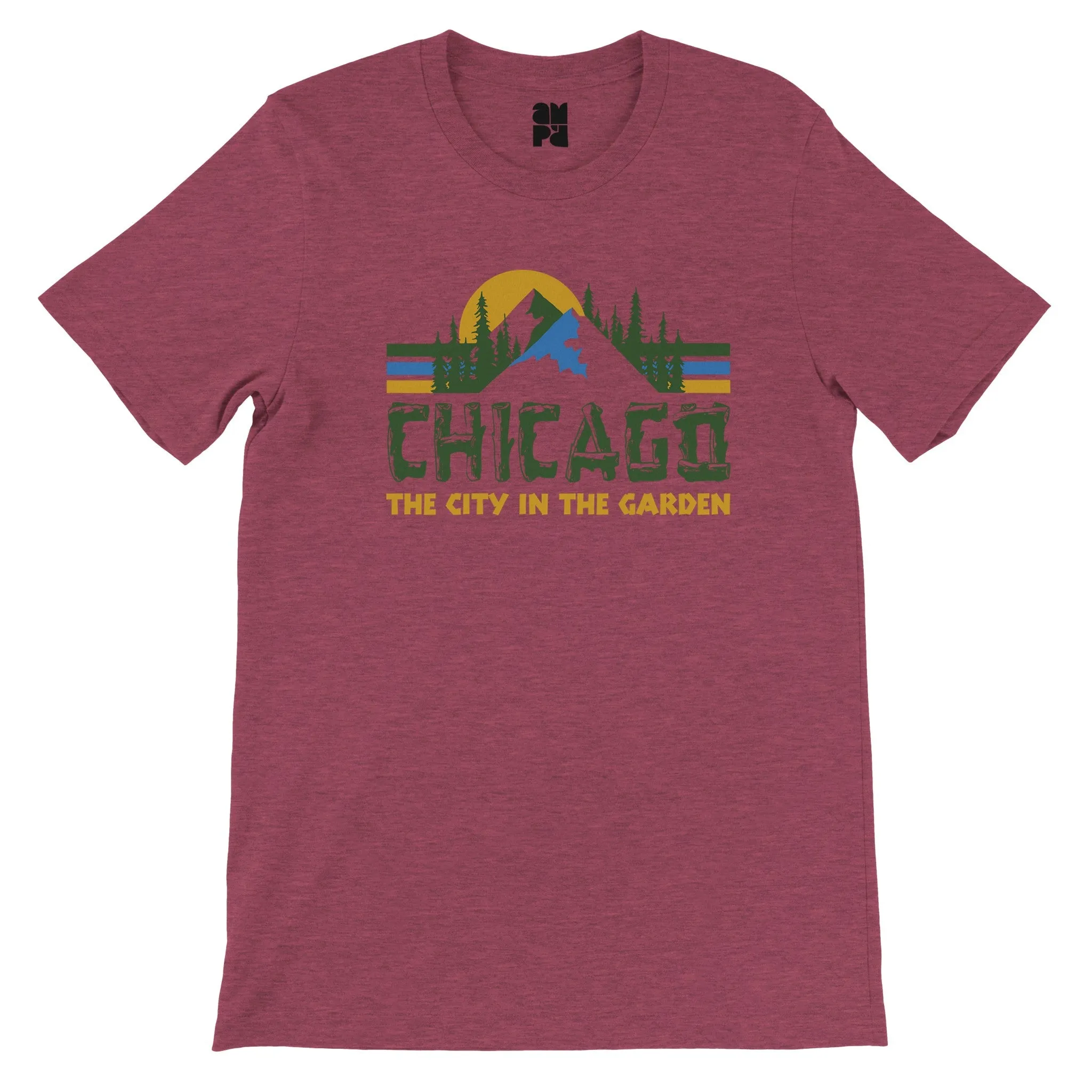Chicago "The City in the Garden"  -  Premium Unisex Crewneck T-shirt