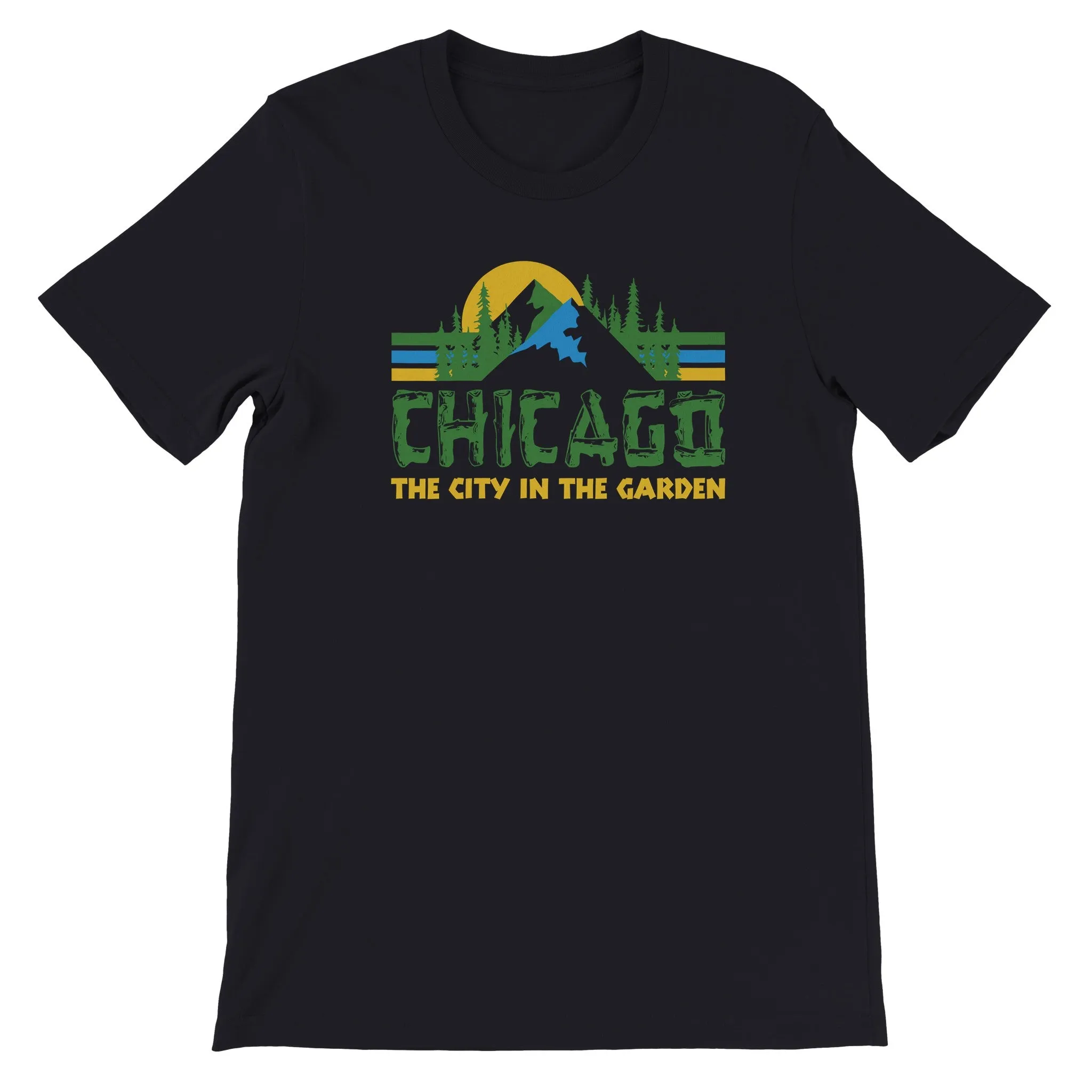 Chicago "The City in the Garden"  -  Premium Unisex Crewneck T-shirt