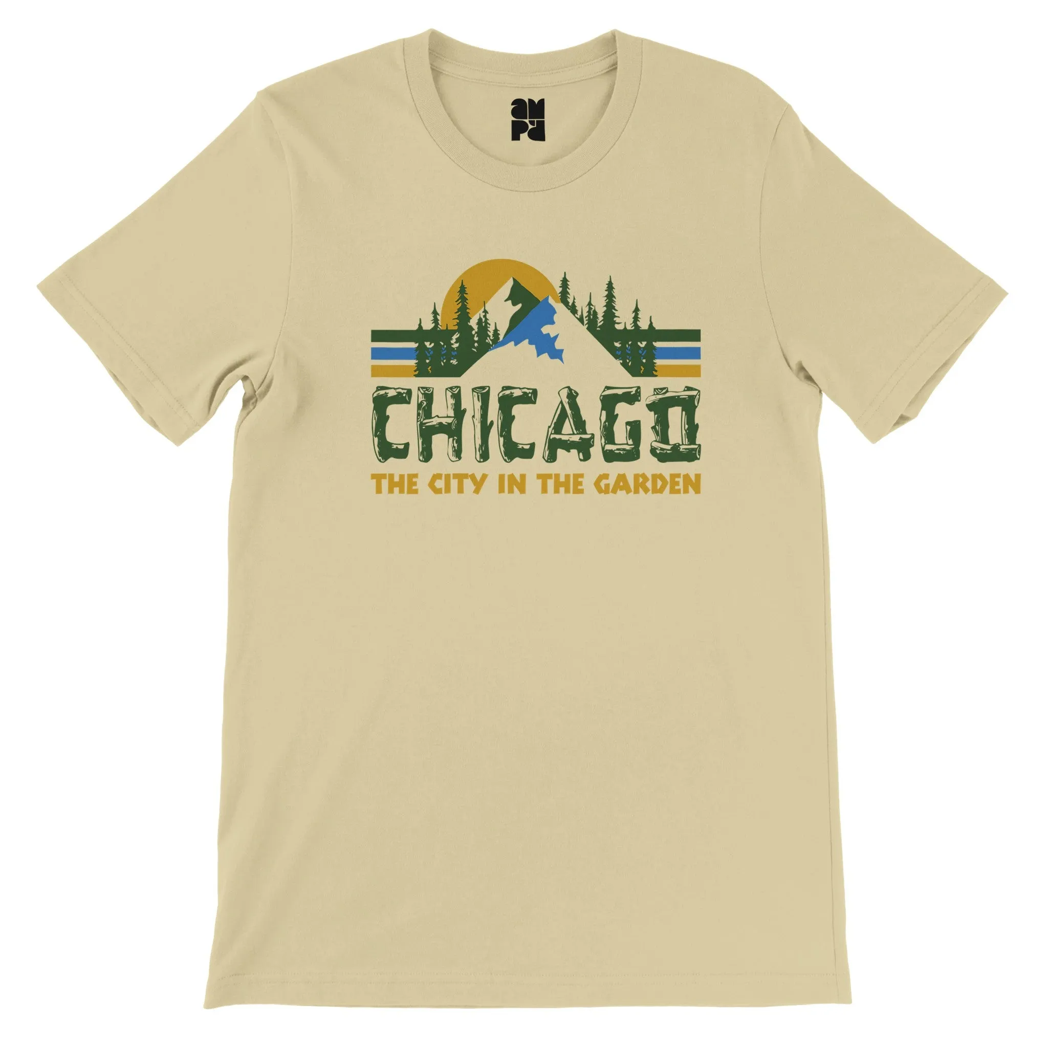 Chicago "The City in the Garden"  -  Premium Unisex Crewneck T-shirt