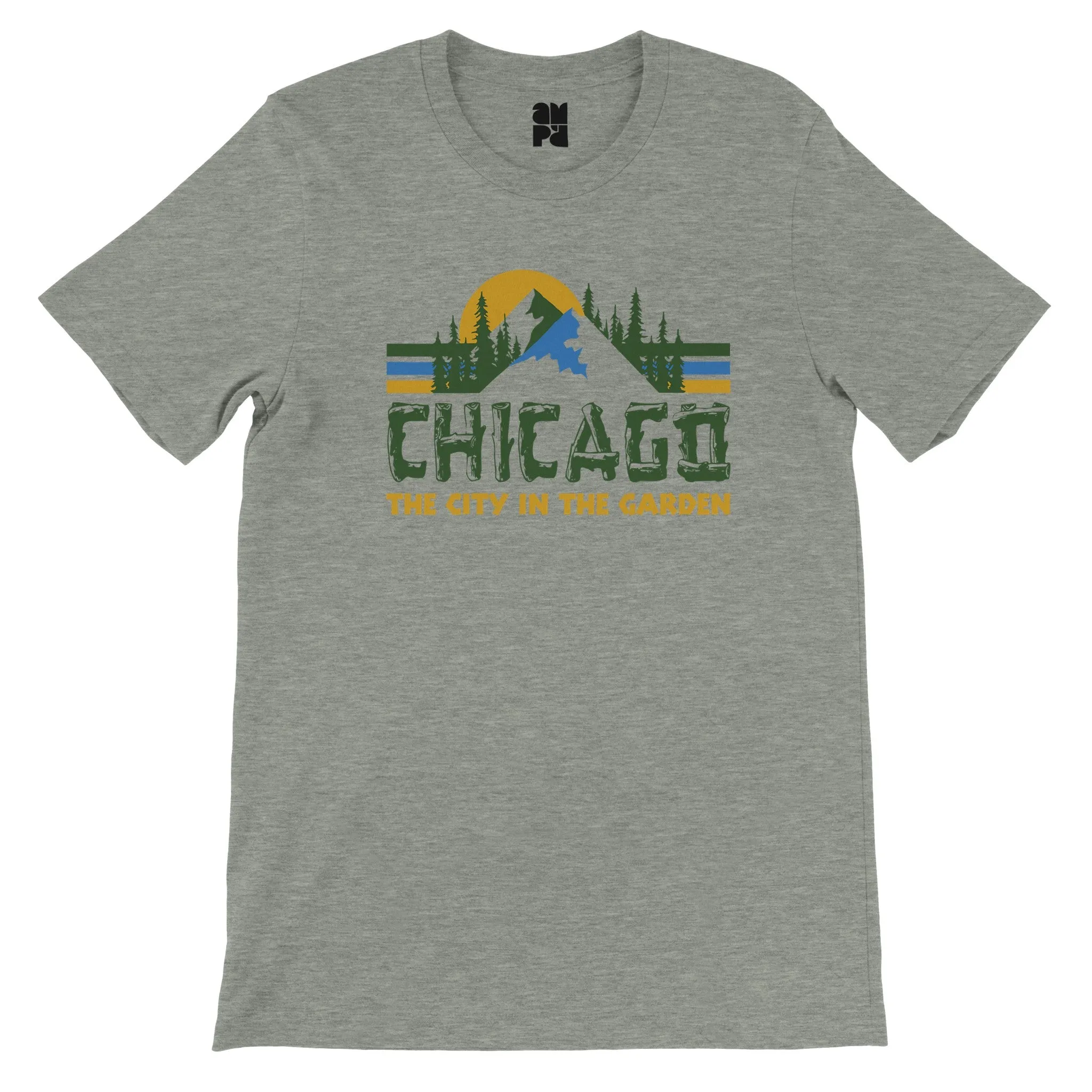 Chicago "The City in the Garden"  -  Premium Unisex Crewneck T-shirt