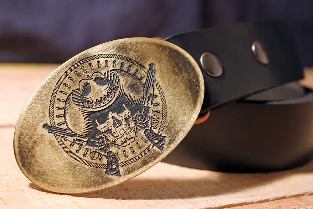 Cowboy WILD WEST Belt Buckle