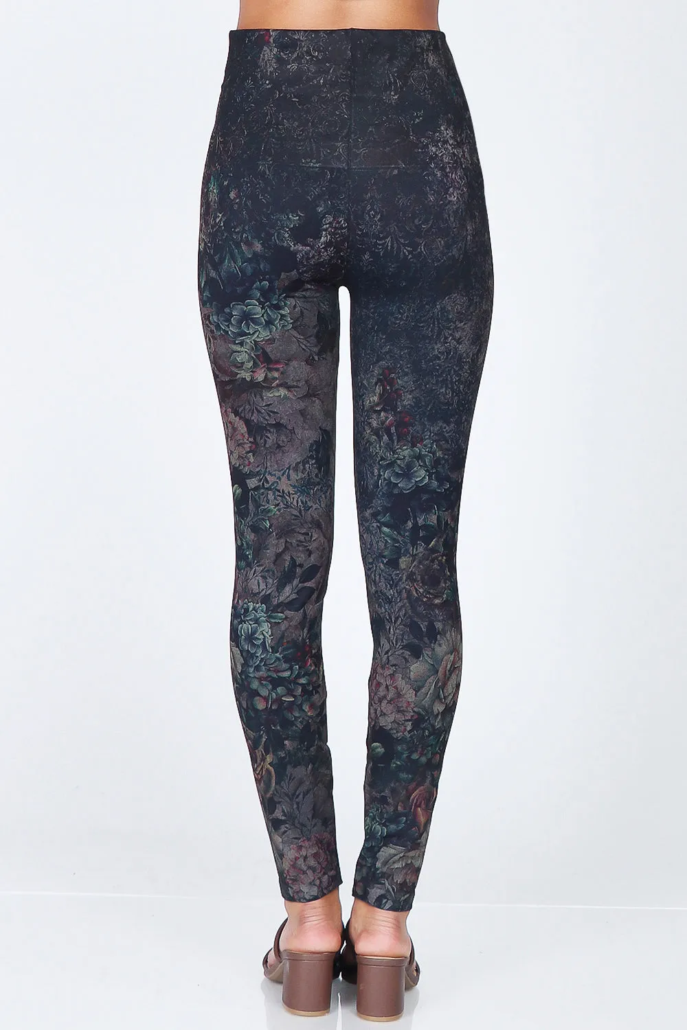 Dark Romance Antique Floral Legging