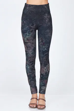 Dark Romance Antique Floral Legging