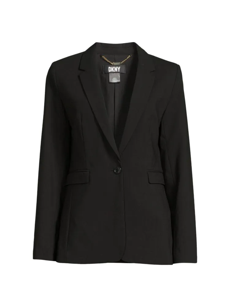 Dkny One Button Blazer, Classic Navy