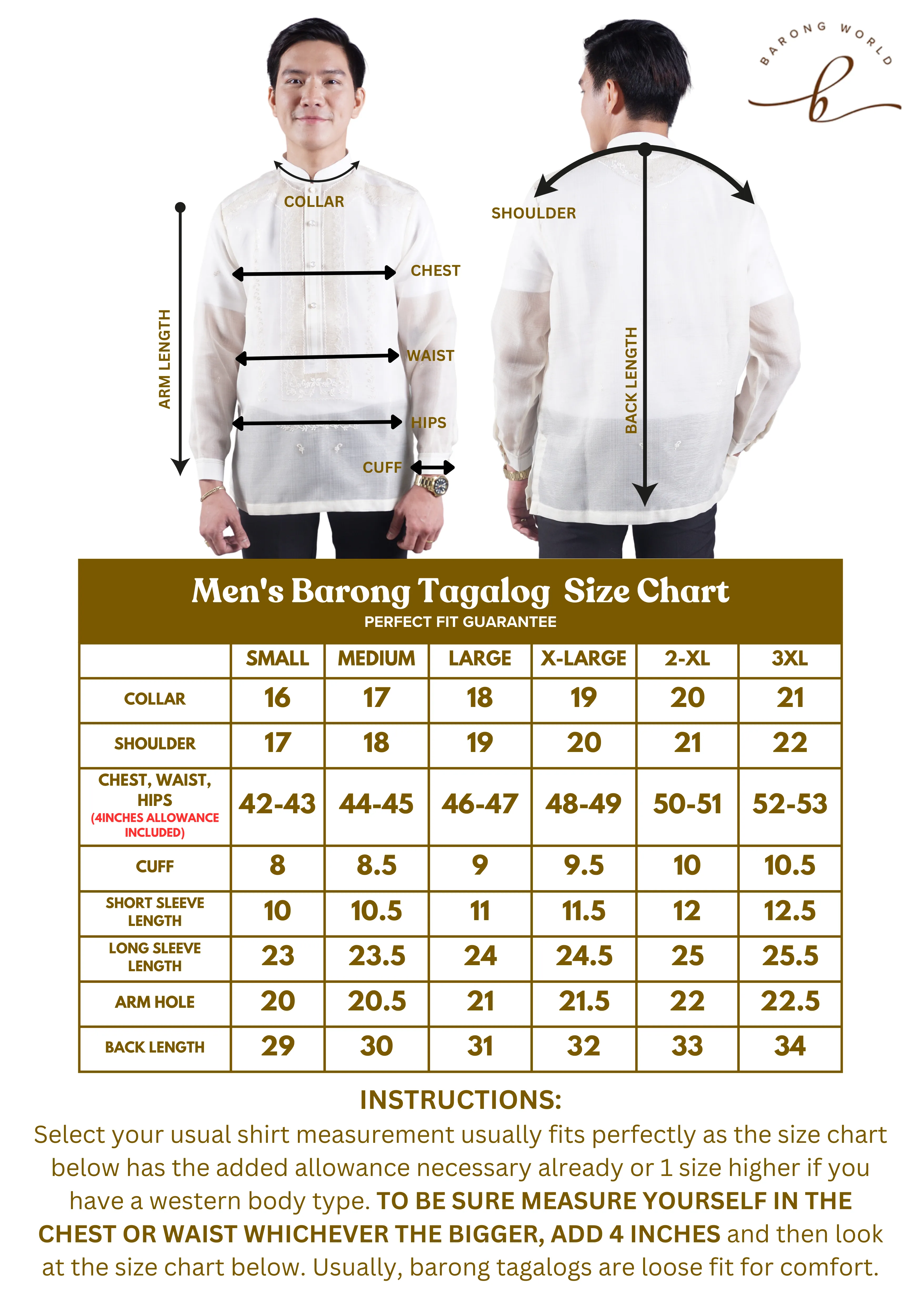 Elegant Black Barong Tagalog with Intricate Embroidery - Mike - JN66