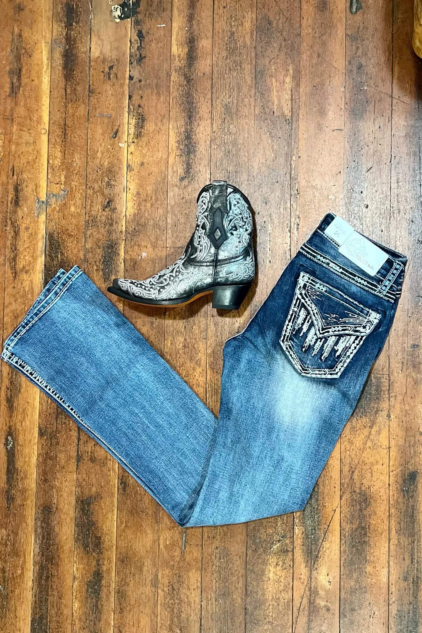 Grace in LA Easy Fit Bootcut Jean