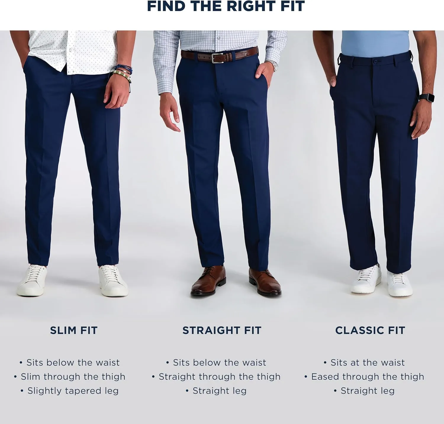 Haggar Men's Smart Wash Performance Classic Fit Big &Tall Suit Separates-Pants & Jackets