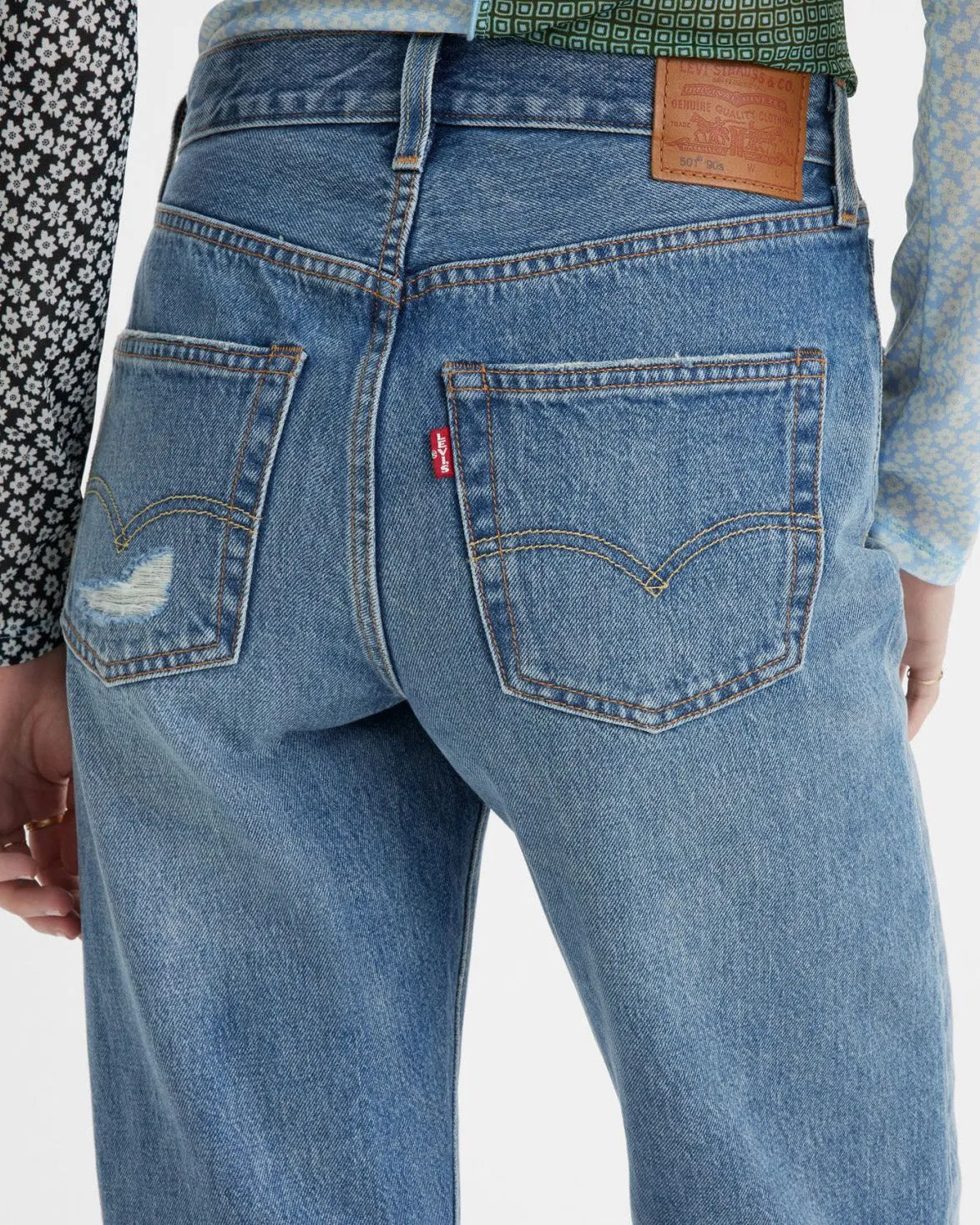 Levi's® Womens 501 90's Relaxed Straight Fit Jeans - Twisted Sister Selvedge
