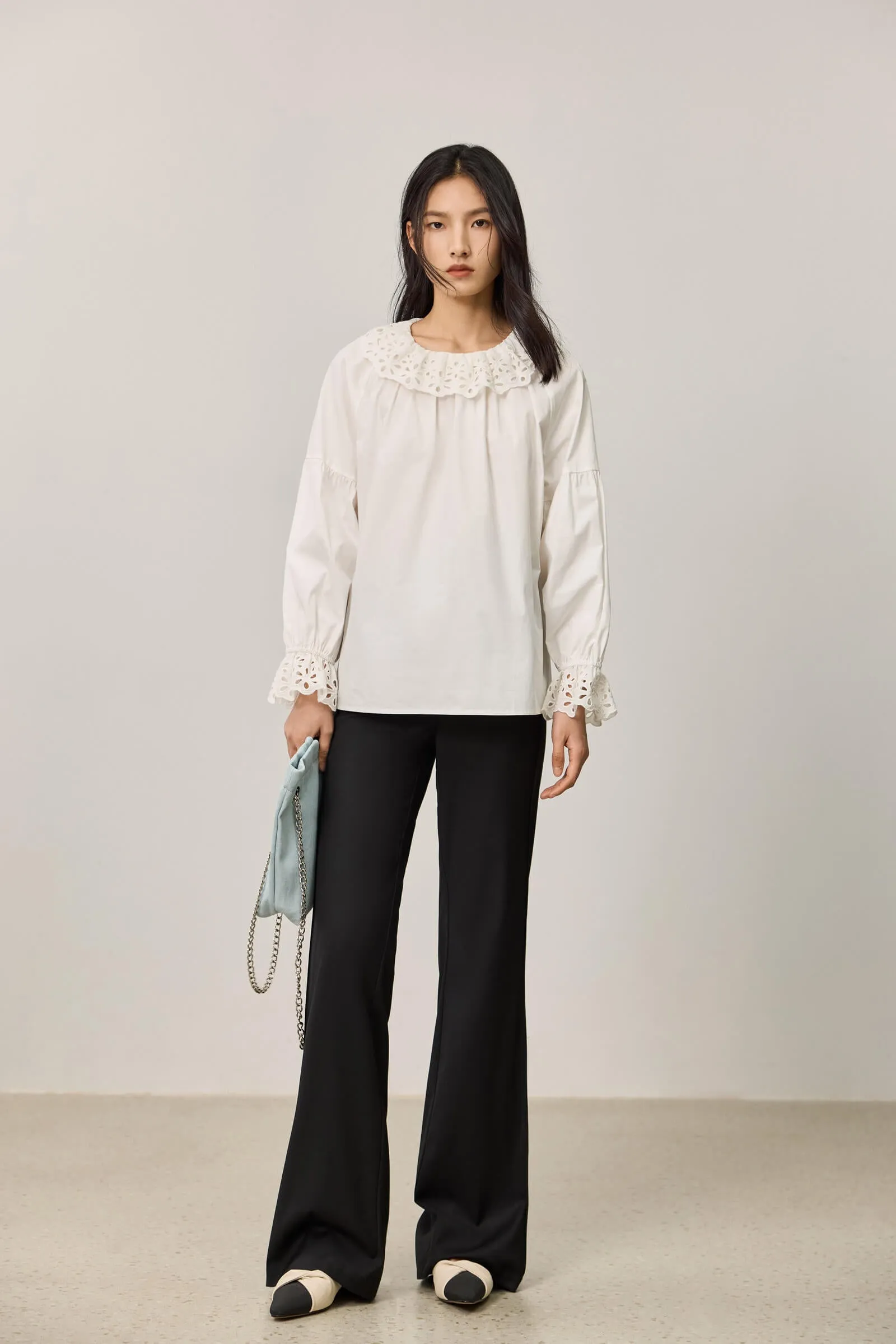 LILY Versatile Black Flare Pants