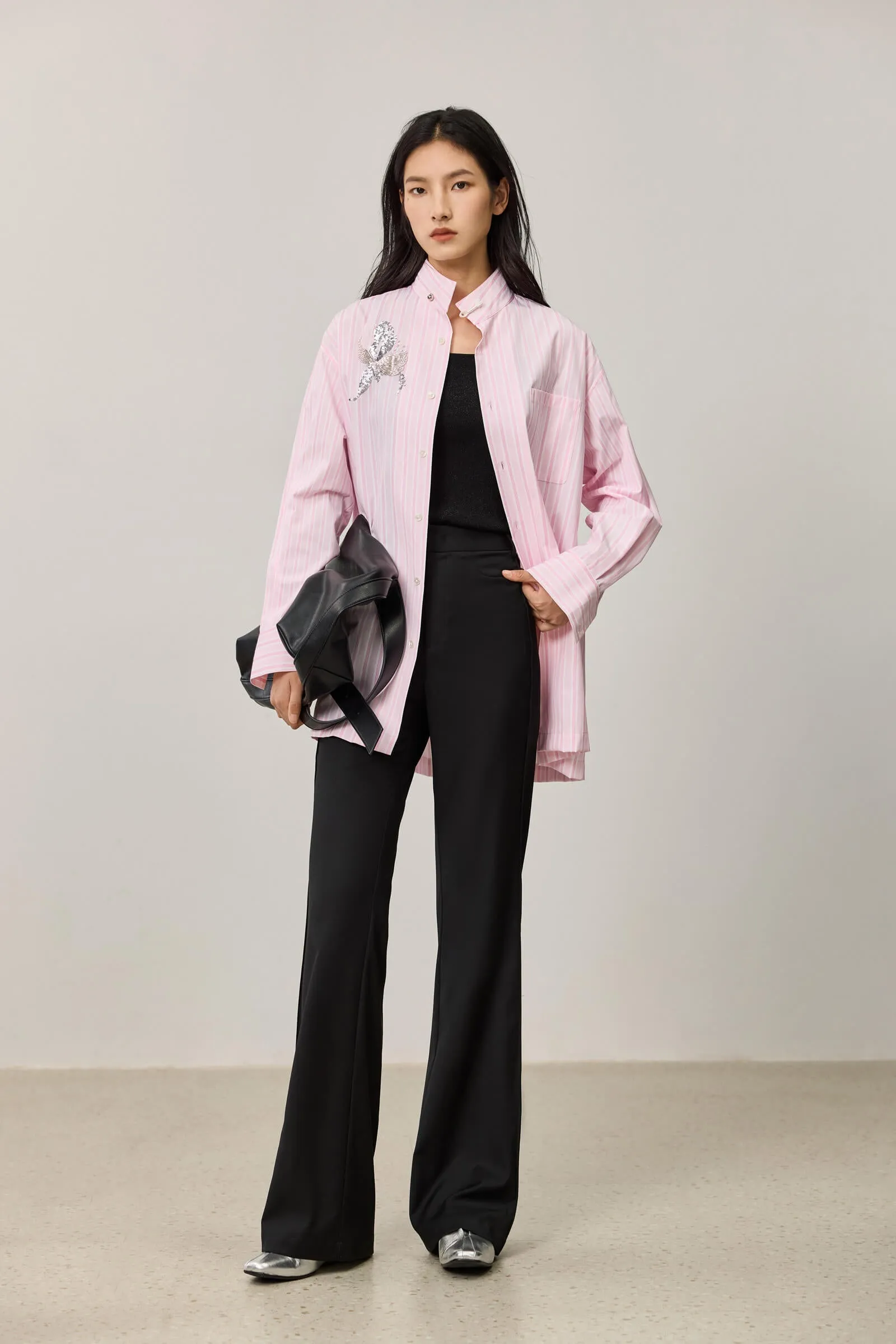 LILY Versatile Black Flare Pants