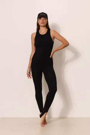 MAIA MicroModal soft rib highwaisted legging - Black