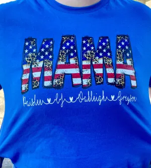 MAMA with Kid's Names *multiple color options*