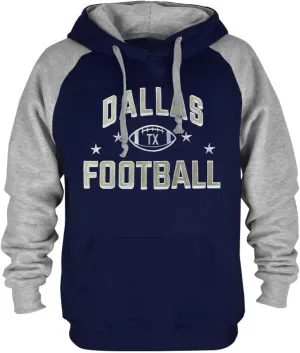 Mens City Football Fully Embroidery Soft Classic Pullover Sweatshirt Hoodie
