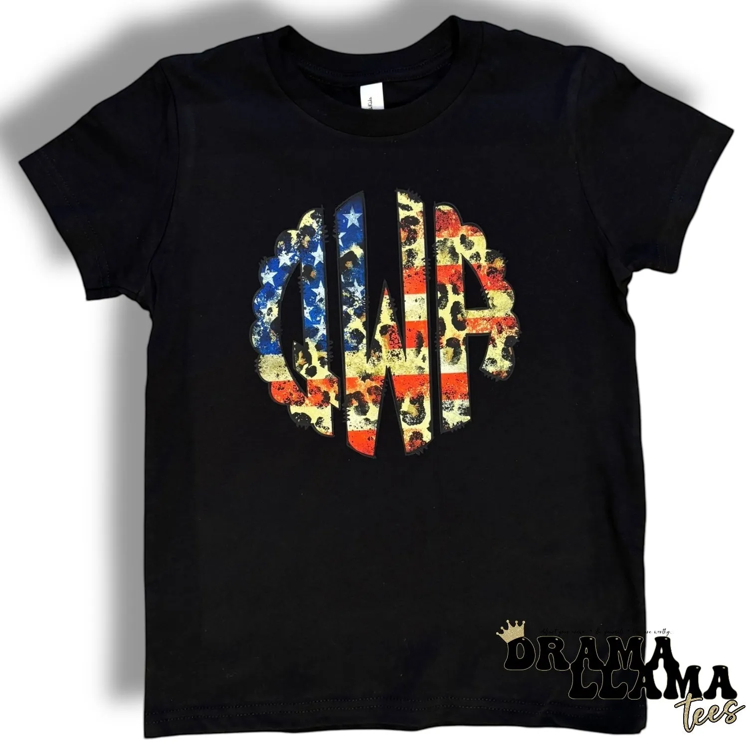 Monogram Leopard Distressed *Kids and Adults*