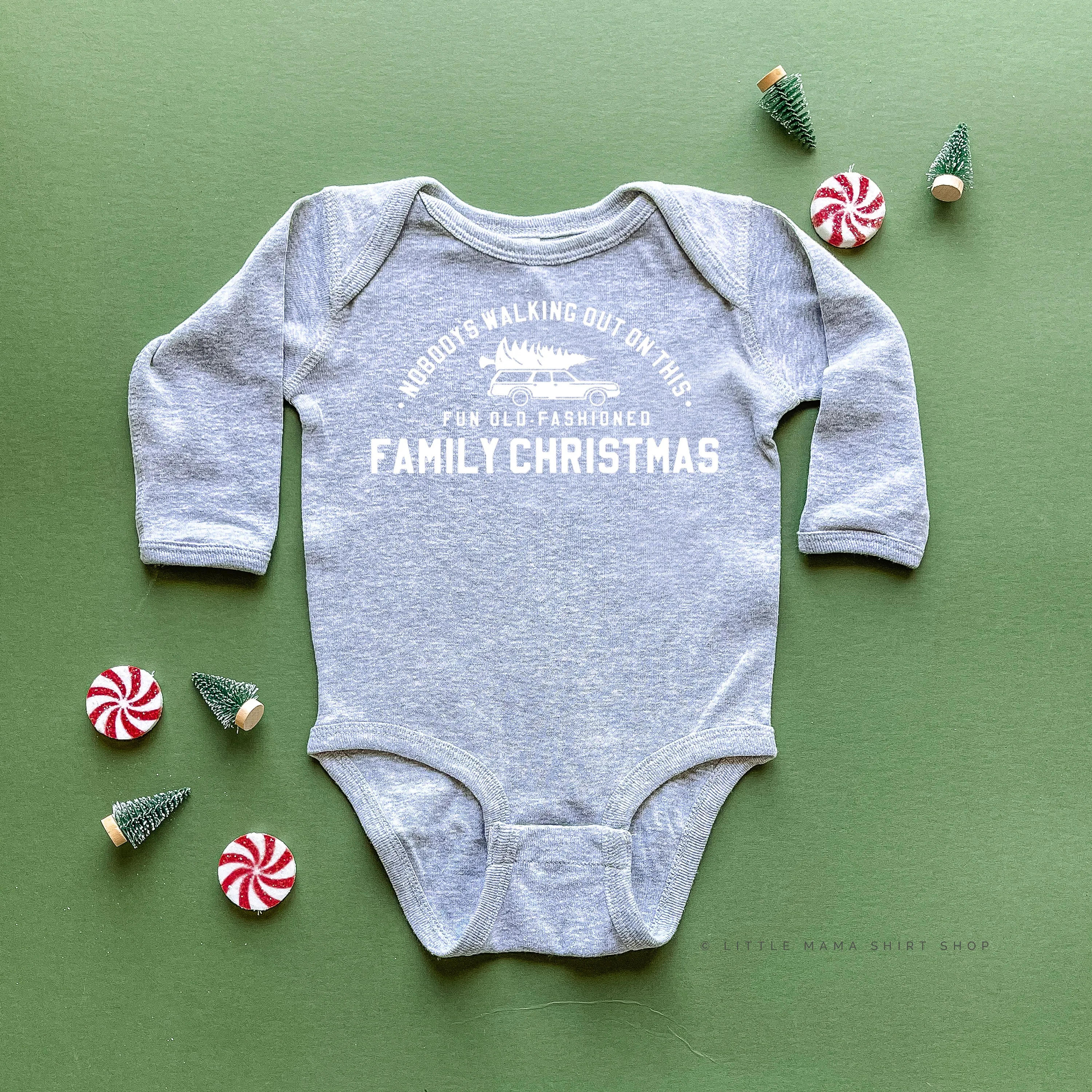Nobody's Walking Out On This Fun Old-Fashioned Family Christmas - Child LONG SLEEVE Tee