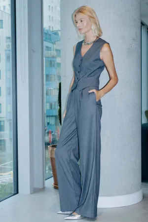Office Straight-Cut Trousers