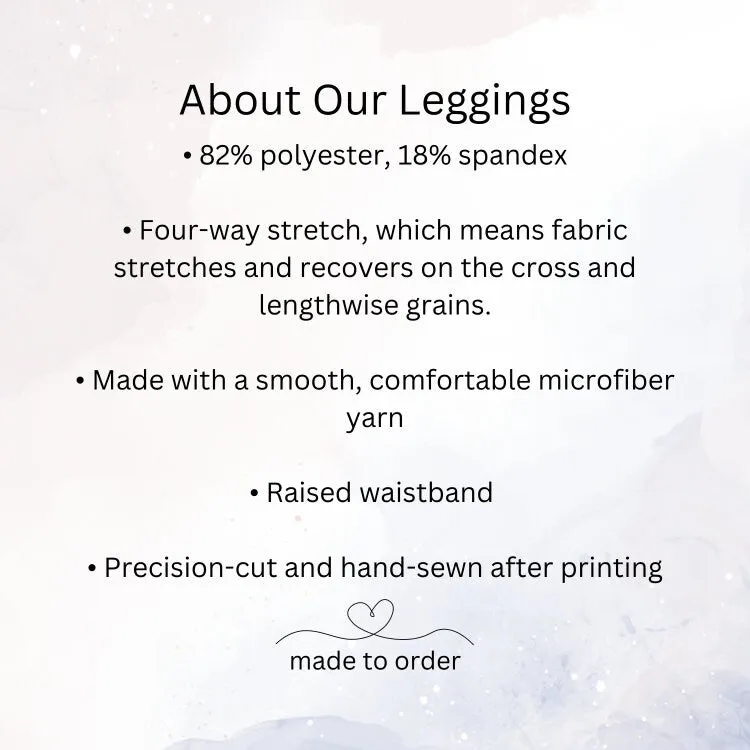 Patriotic Red High Waist Leggings