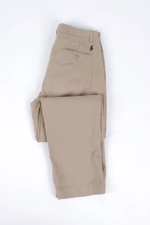 Polo by Ralph Lauren Men's Khaki Brown Chino Smith Pants, Size 32/32
