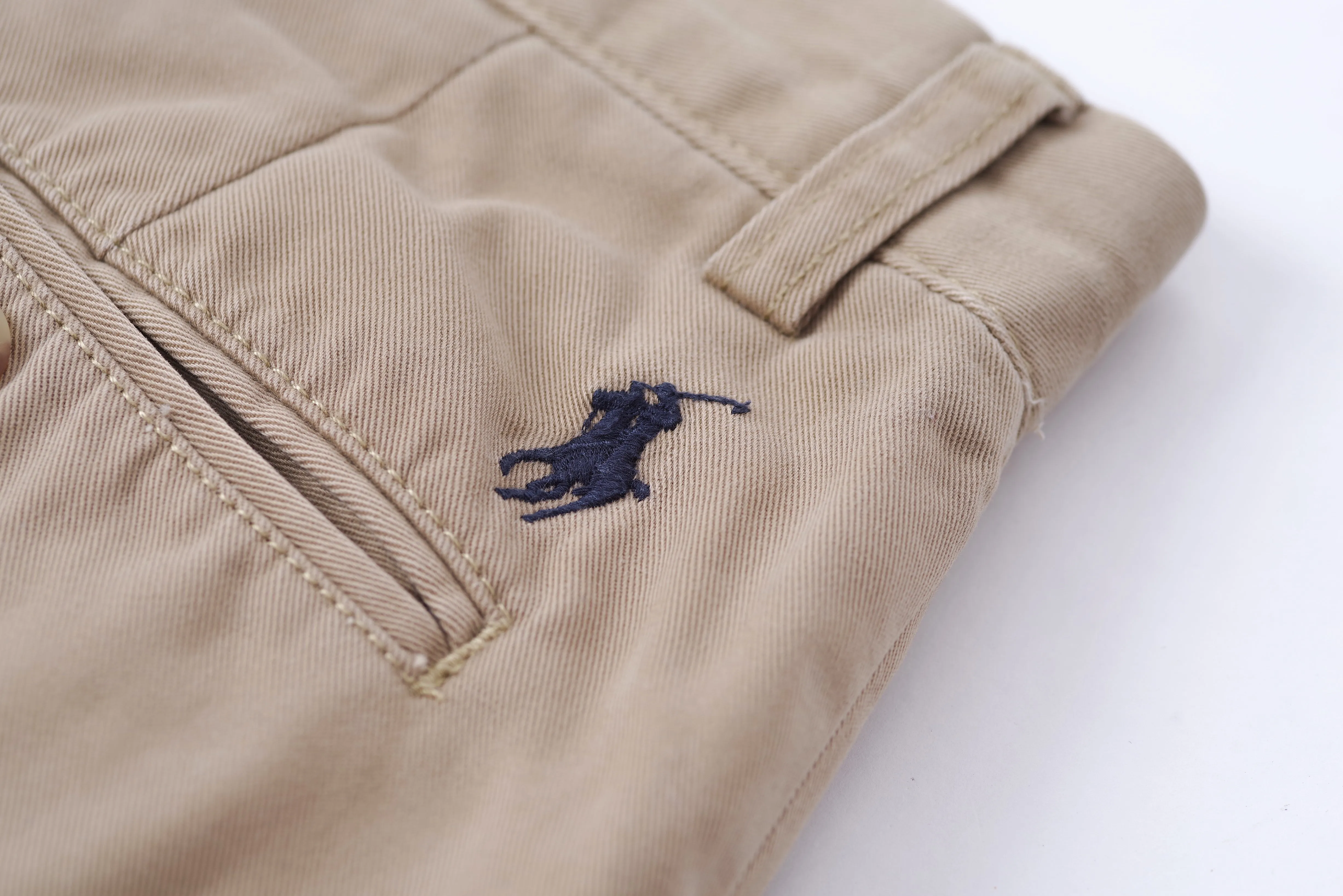 Polo by Ralph Lauren Men's Khaki Brown Chino Smith Pants, Size 32/32
