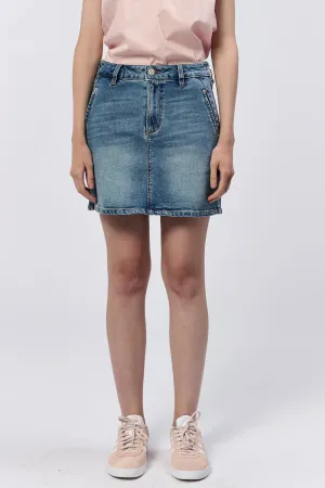 Quinn Denim Skirt
